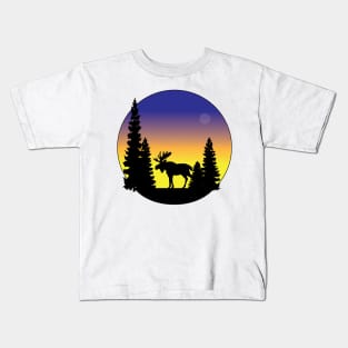 Majestic Moose Kids T-Shirt